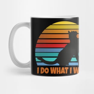 Vintage Black Cat Lover Mug